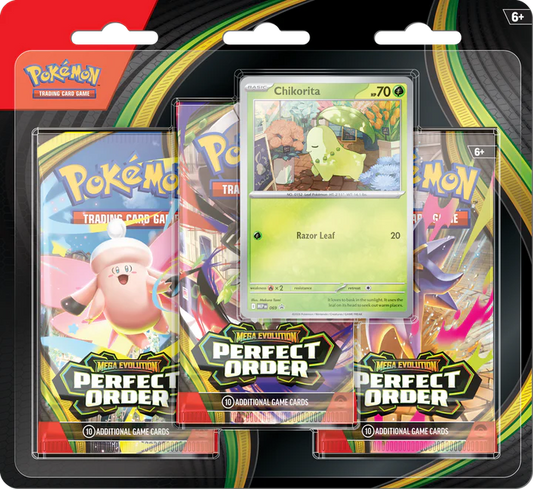 Pokemon - Mega Evolution - Perfect Order - 3 Pack Blister