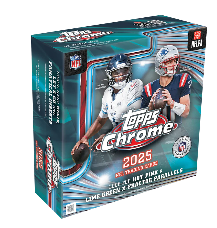 2025 Topps Chrome NFL Mega Box
