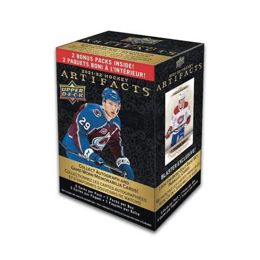 2021/22 Upper Deck Artifacts Hockey 7-Pack Blaster Box
