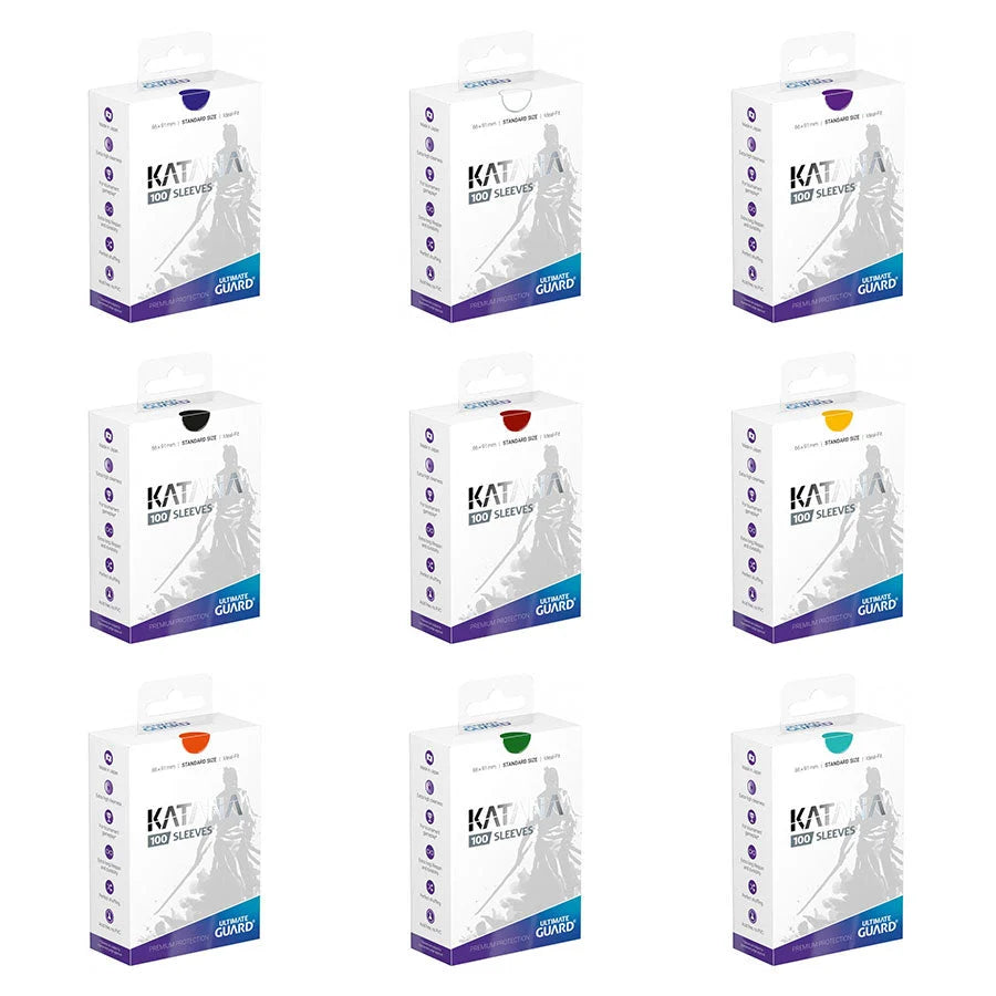 Ultimate Guard - Katana Sleeves - Standard Size - 100CT - Various Colors