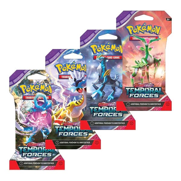 Pokémon Scarlet & Violet-Temporal Forces Sleeved Booster Pack (10 Cards)