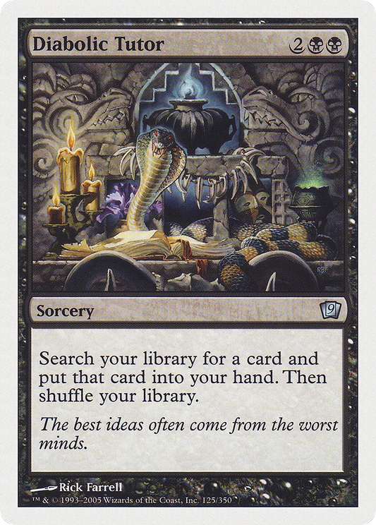Diabolic Tutor (9ED-125)  Foil