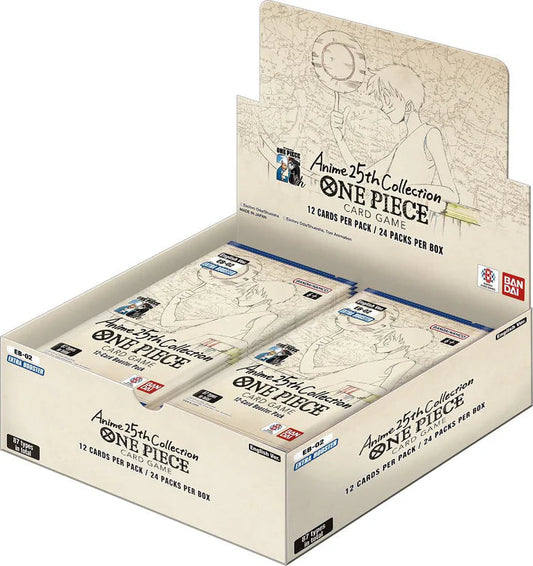 EB-02 One Piece Extra Booster 02 - Anime 25th Collection Booster Box