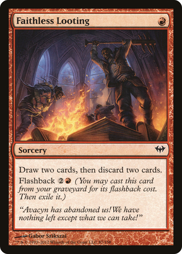 Faithless Looting (DKA-087)  Foil
