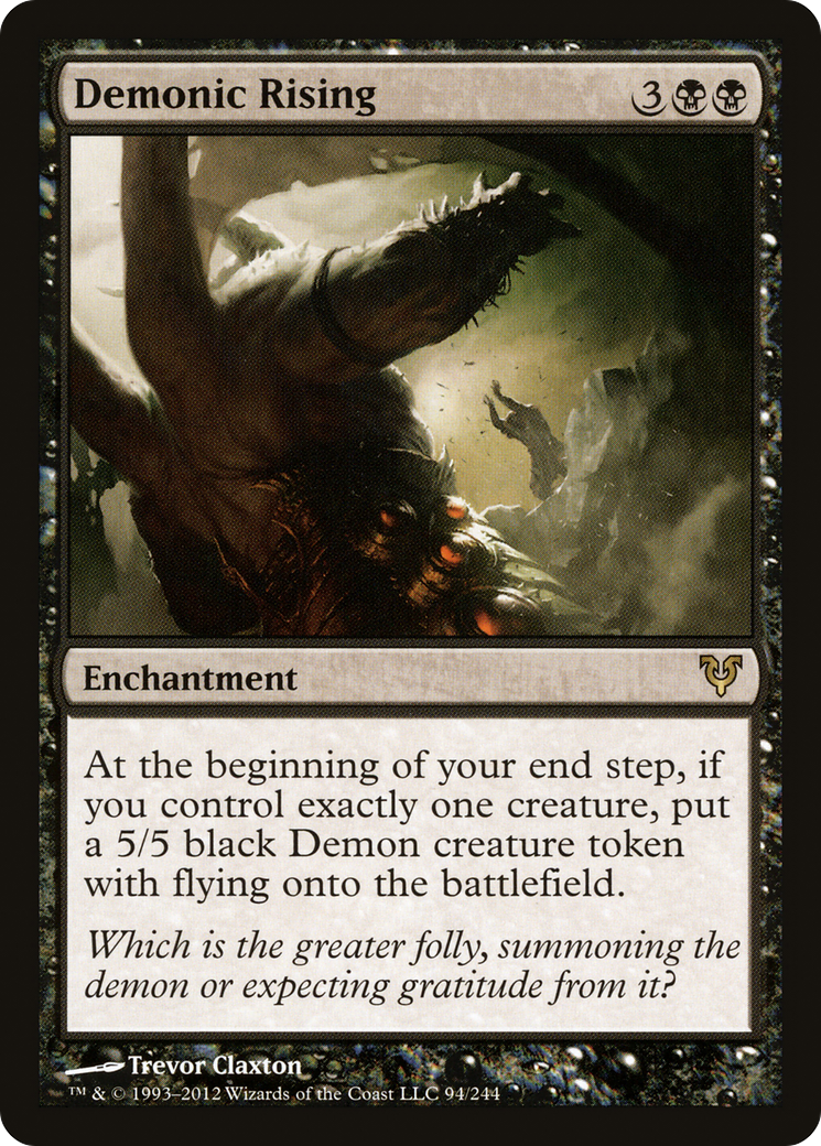 Demonic Rising (AVR-094)  Foil