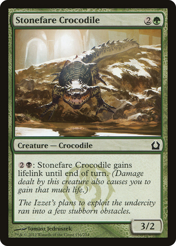Stonefare Crocodile (RTR-136)  Foil