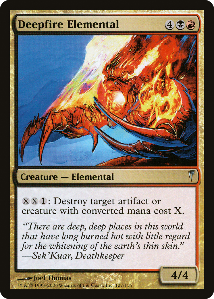 Deepfire Elemental (CSP-127)  Foil