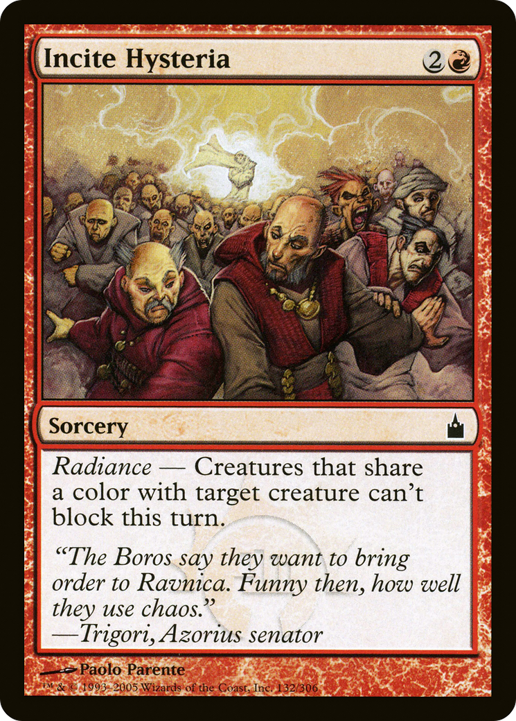 Incite Hysteria (RAV-132)  Foil