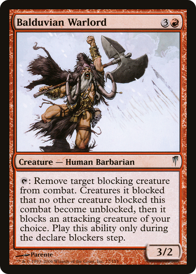 Balduvian Warlord (CSP-077)  Foil