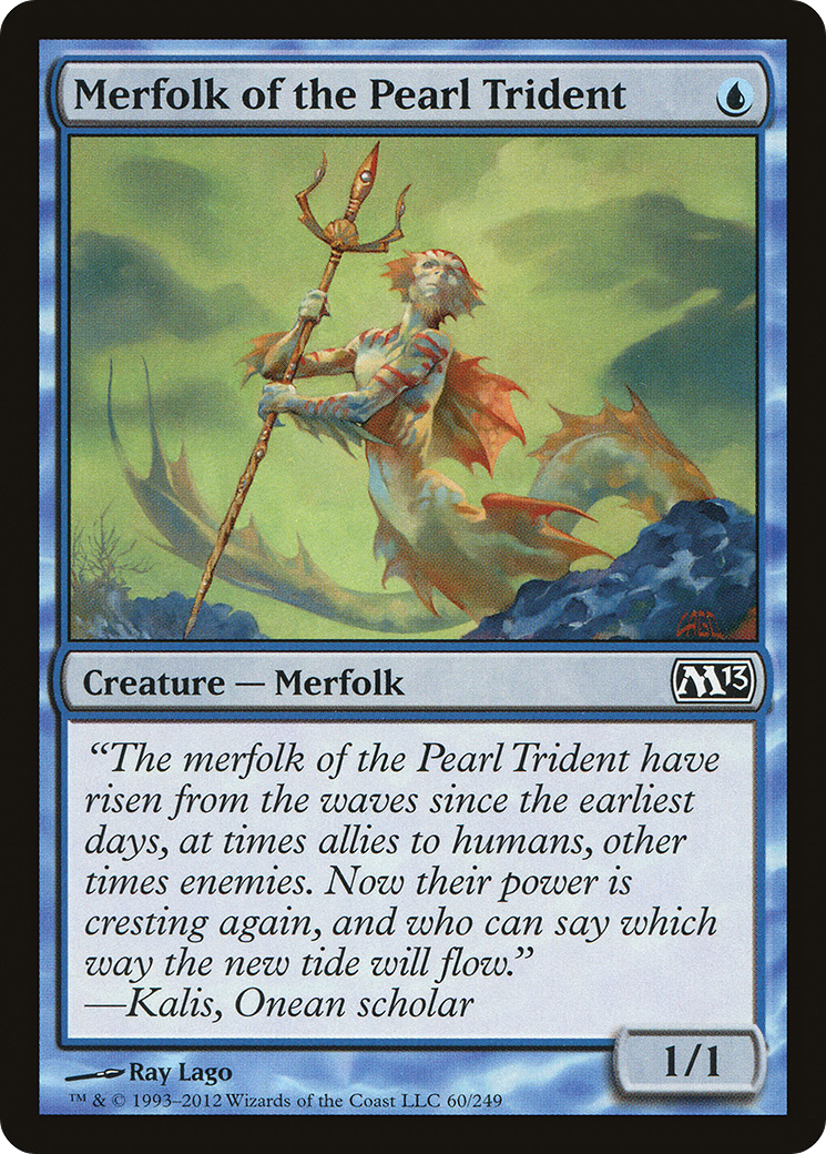 Merfolk of the Pearl Trident (M13-060)  Foil