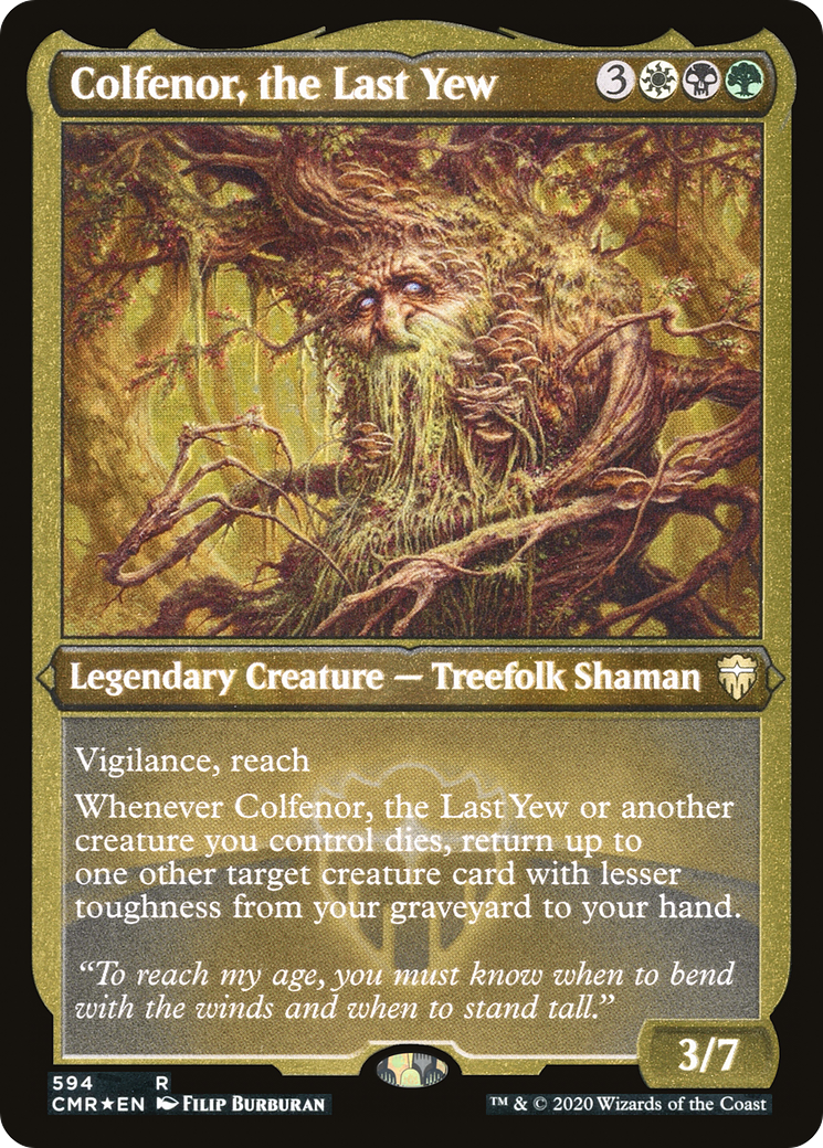 Colfenor, the Last Yew (Foil Etched) (CMR-594)  Foil