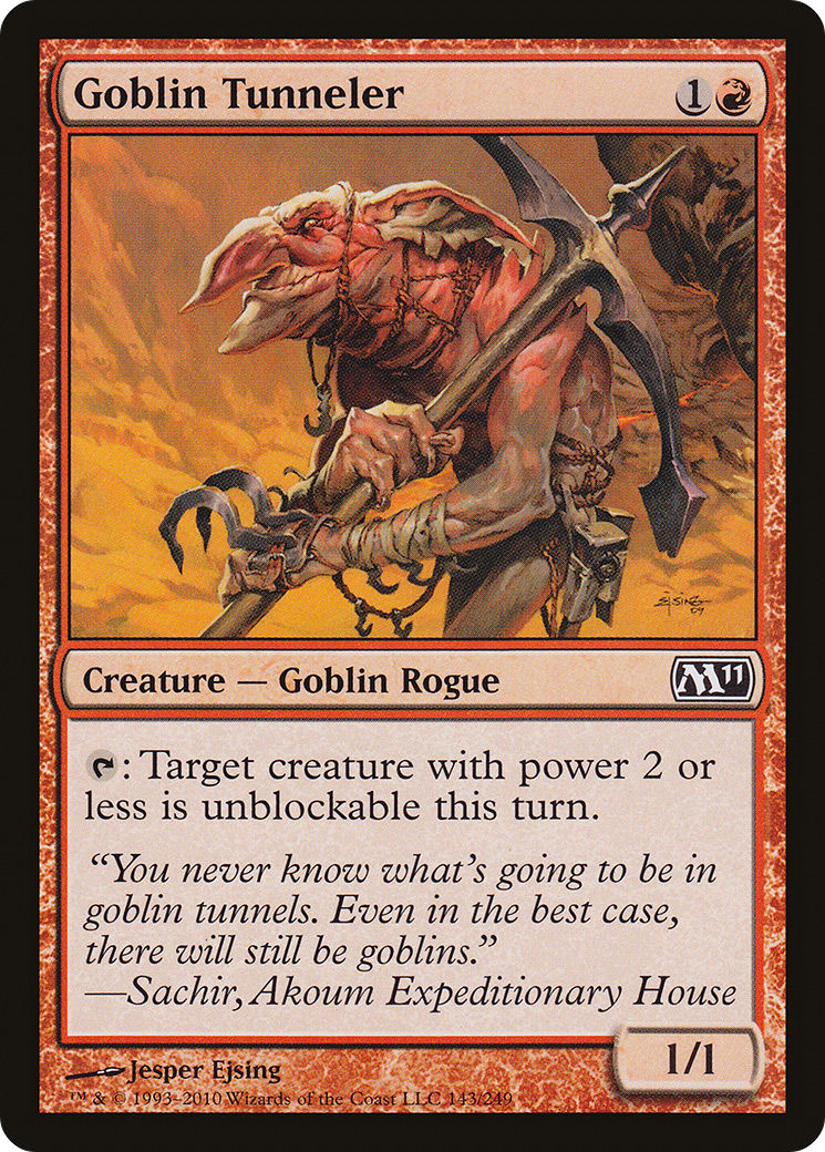 Goblin Tunneler (M11-143)  Foil