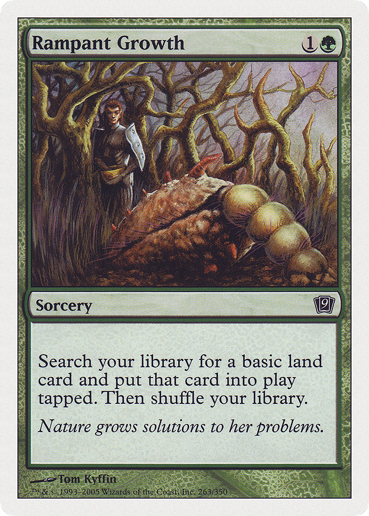 Rampant Growth (9ED-263)  Foil