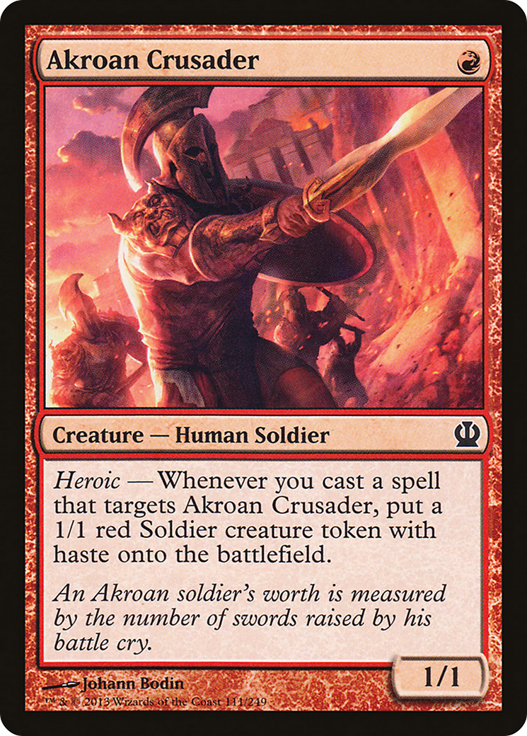 Akroan Crusader (THS-111)  Foil