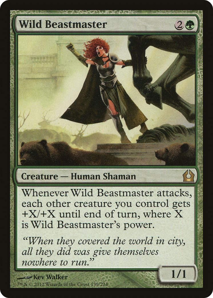 Wild Beastmaster (RTR-139)  Foil