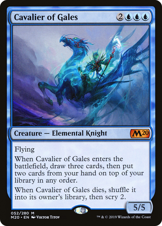Cavalier of Gales (M20-052)  Foil