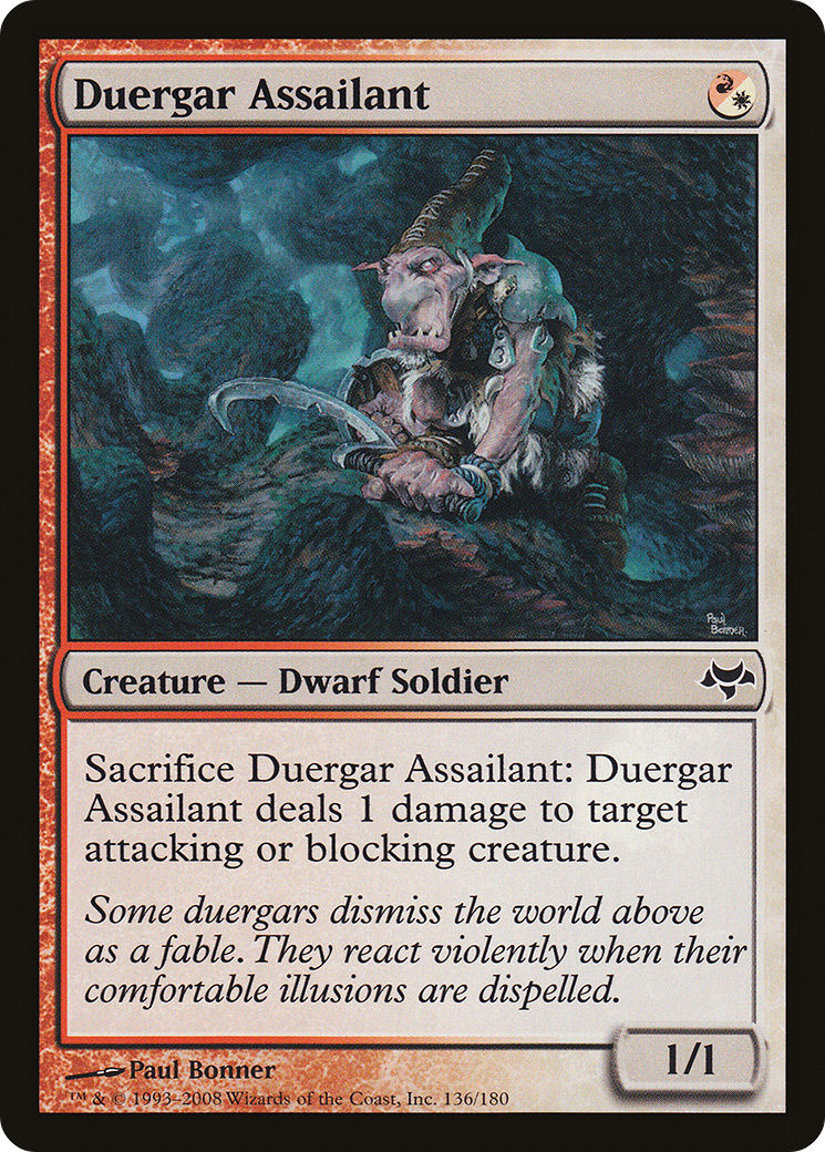 Duergar Assailant (EVE-136)  Foil