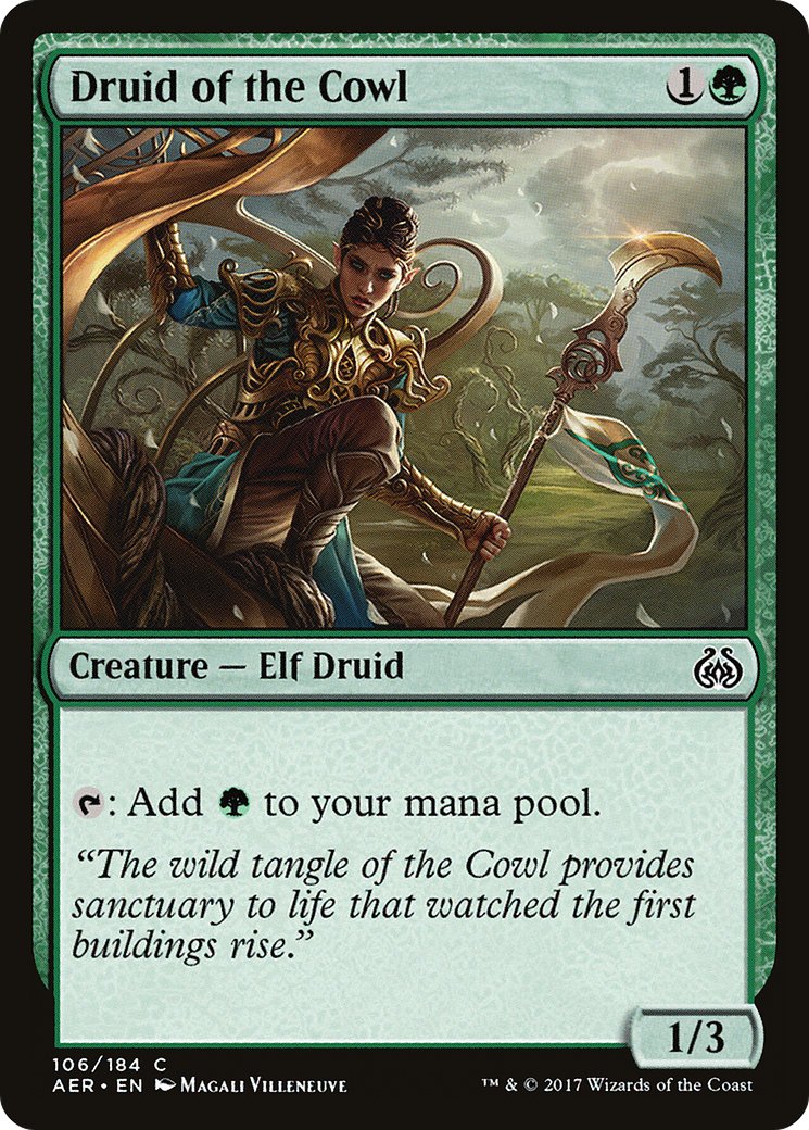 Druid of the Cowl (AER-106)  Foil