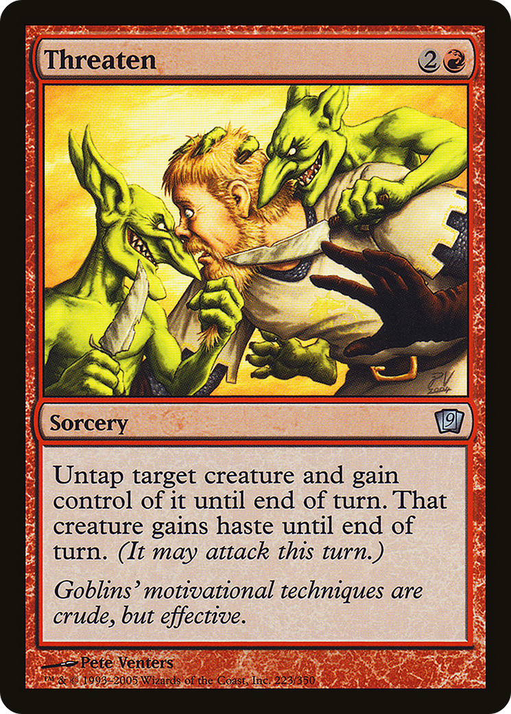 Threaten (9ED-223)