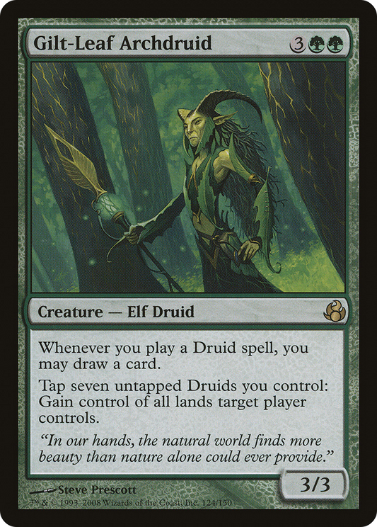 Gilt-Leaf Archdruid (MOR-124)  Foil