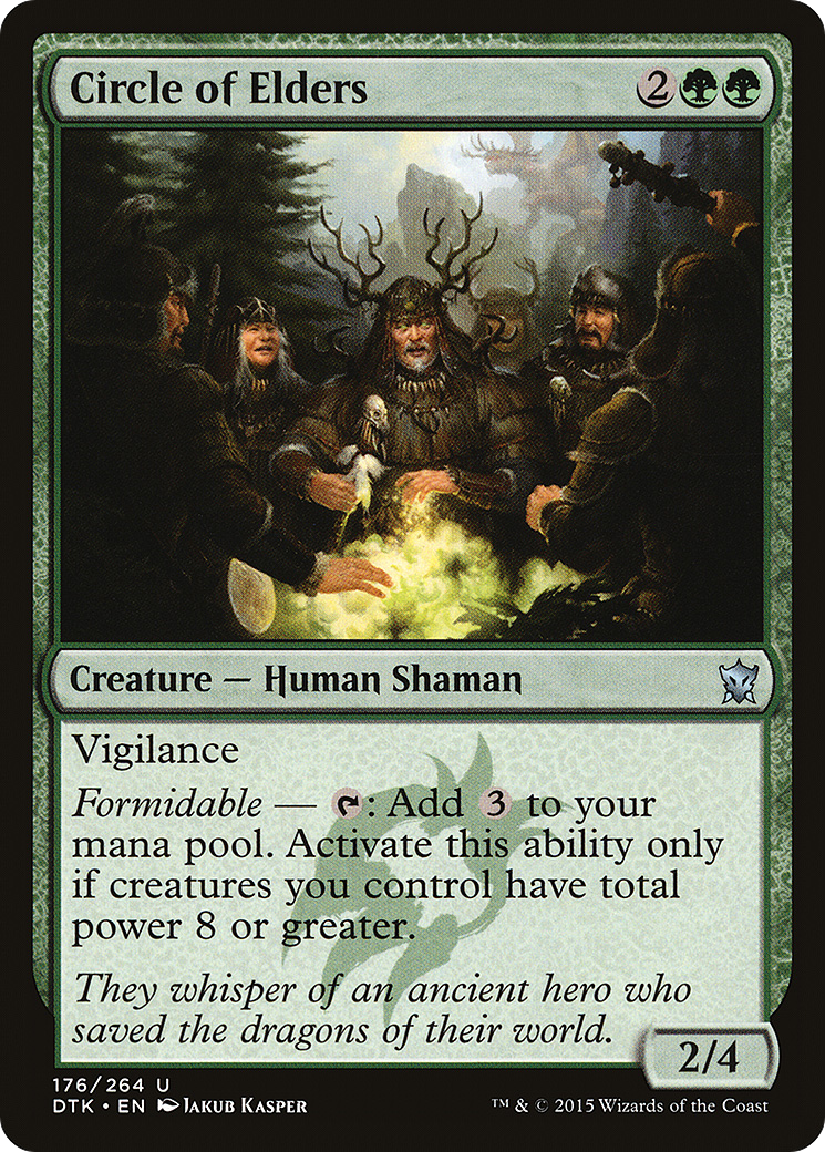 Circle of Elders (DTK-176)  Foil