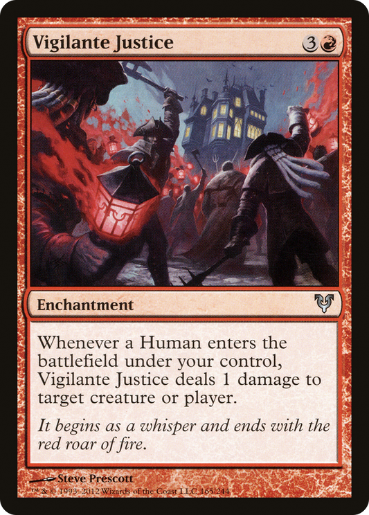 Vigilante Justice (AVR-165)  Foil