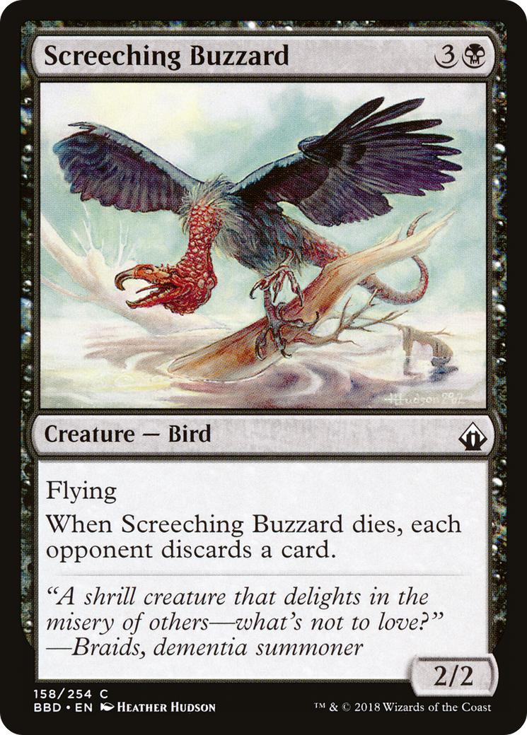 Screeching Buzzard (BBD-158)  Foil