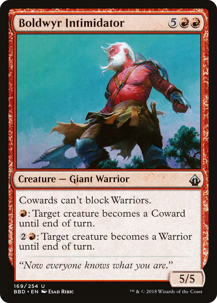 Boldwyr Intimidator (BBD-169)  Foil