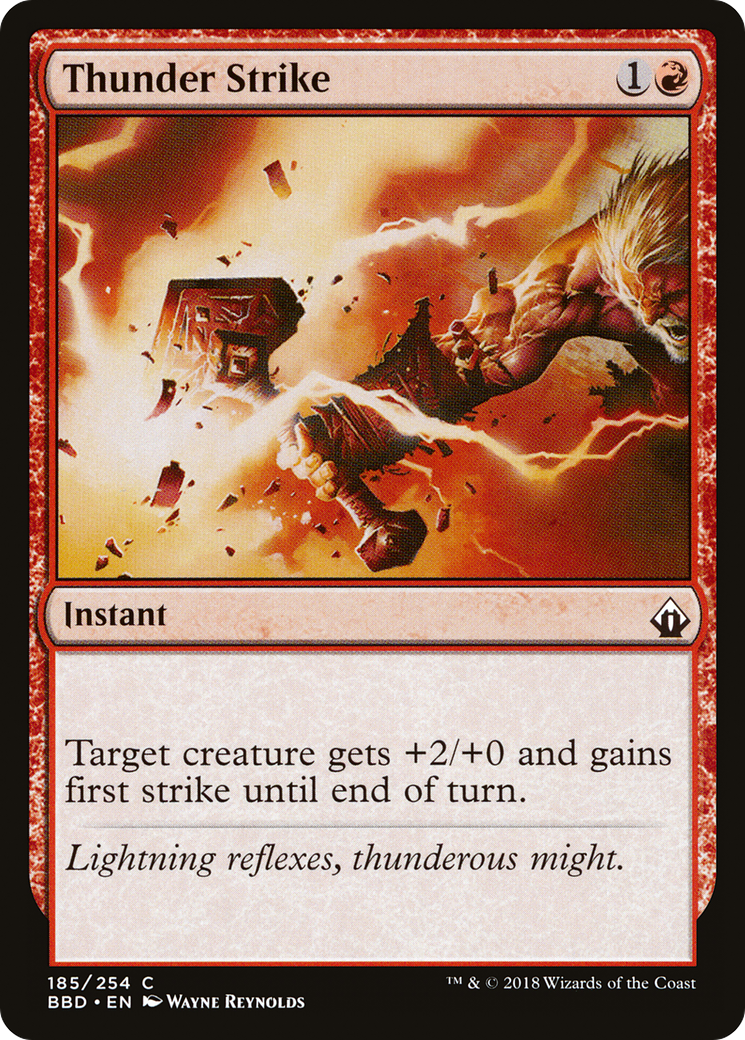 Thunder Strike (BBD-185)  Foil