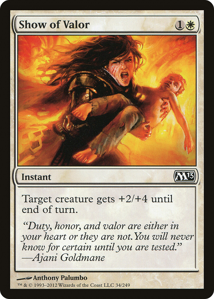Show of Valor (M13-034)  Foil