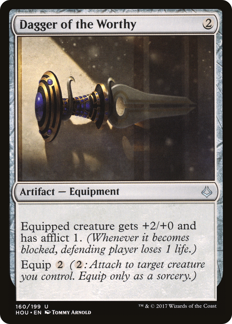 Dagger of the Worthy (HOU-160)  Foil