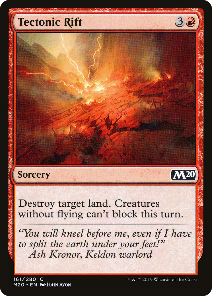 Tectonic Rift (M20-161)  Foil
