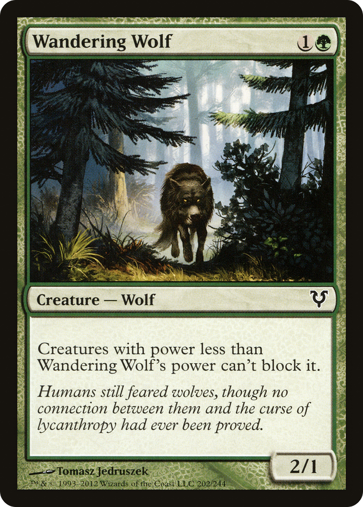 Wandering Wolf (AVR-202)  Foil