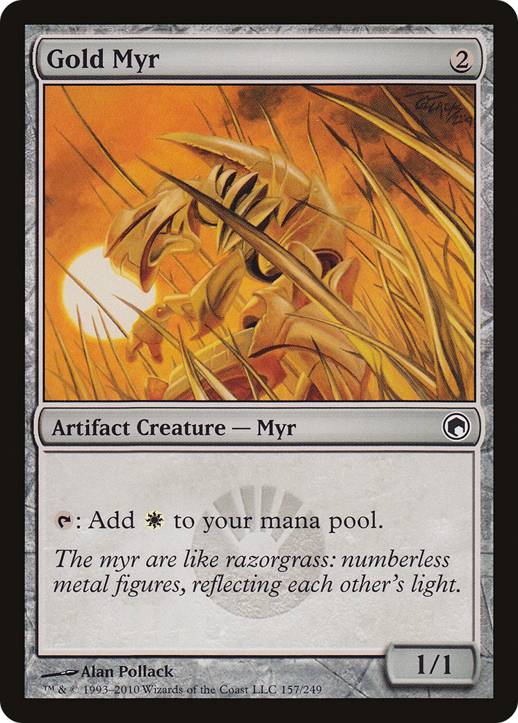 Gold Myr (SOM-157)  Foil