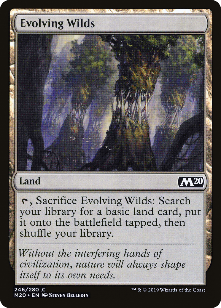 Evolving Wilds (M20-246)  Foil