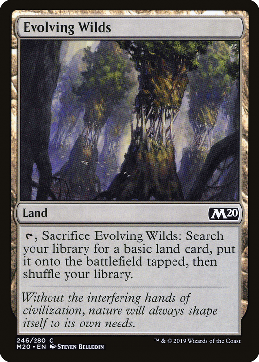 Evolving Wilds (M20-246)  Foil