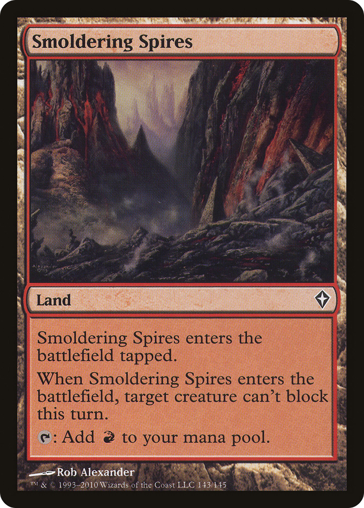 Smoldering Spires (WWK-143)  Foil