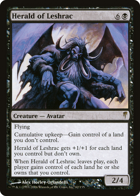 Herald of Leshrac (CSP-062)  Foil
