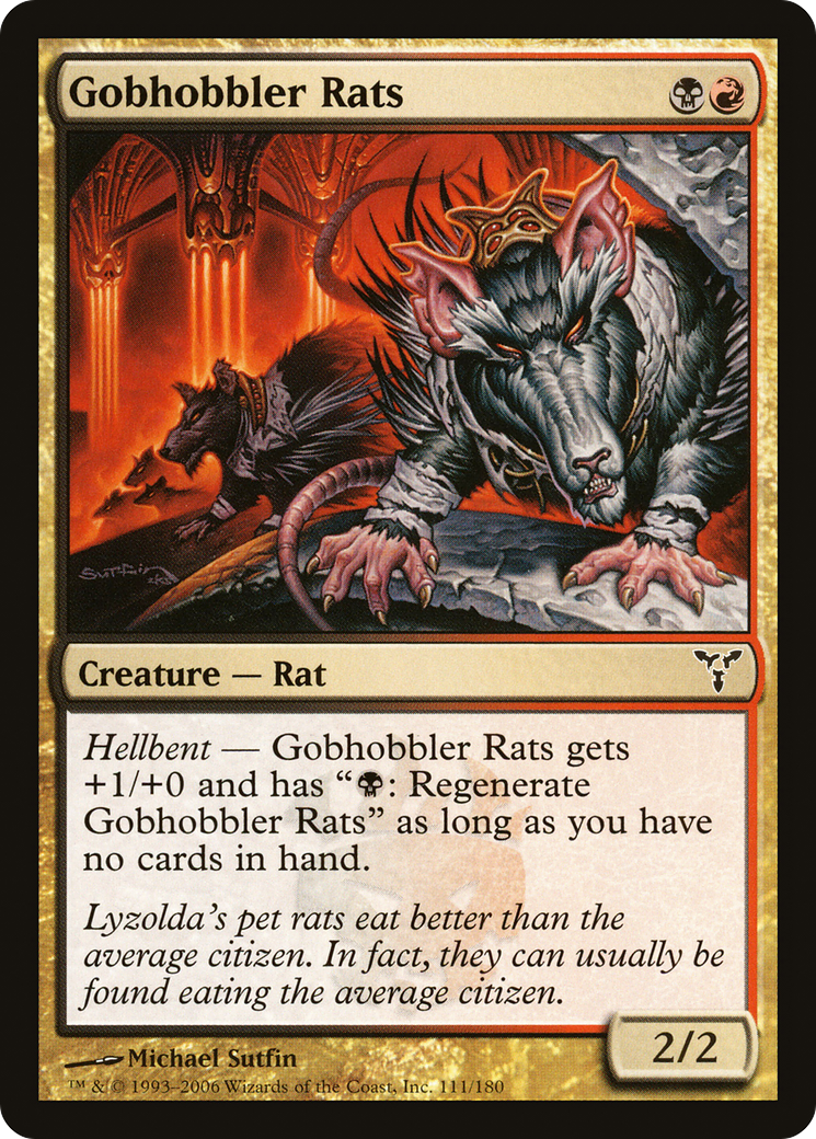 Gobhobbler Rats (DIS-111)  Foil