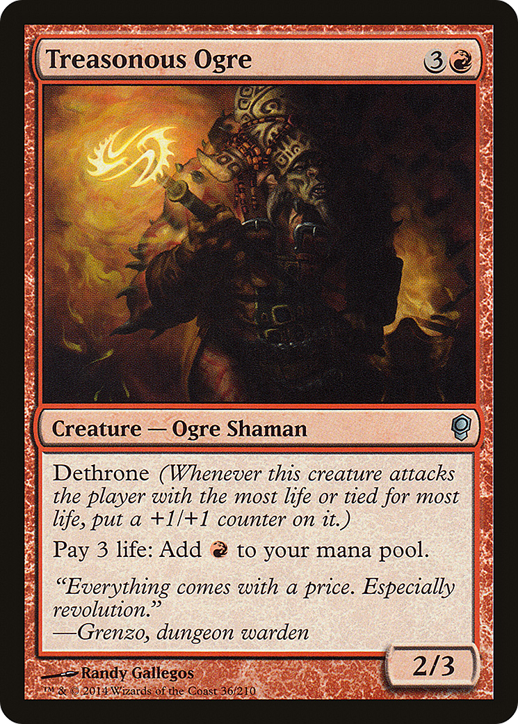 Treasonous Ogre (CNS-036)  Foil
