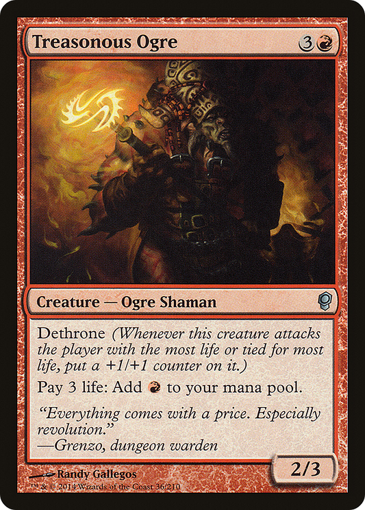 Treasonous Ogre (CNS-036)  Foil