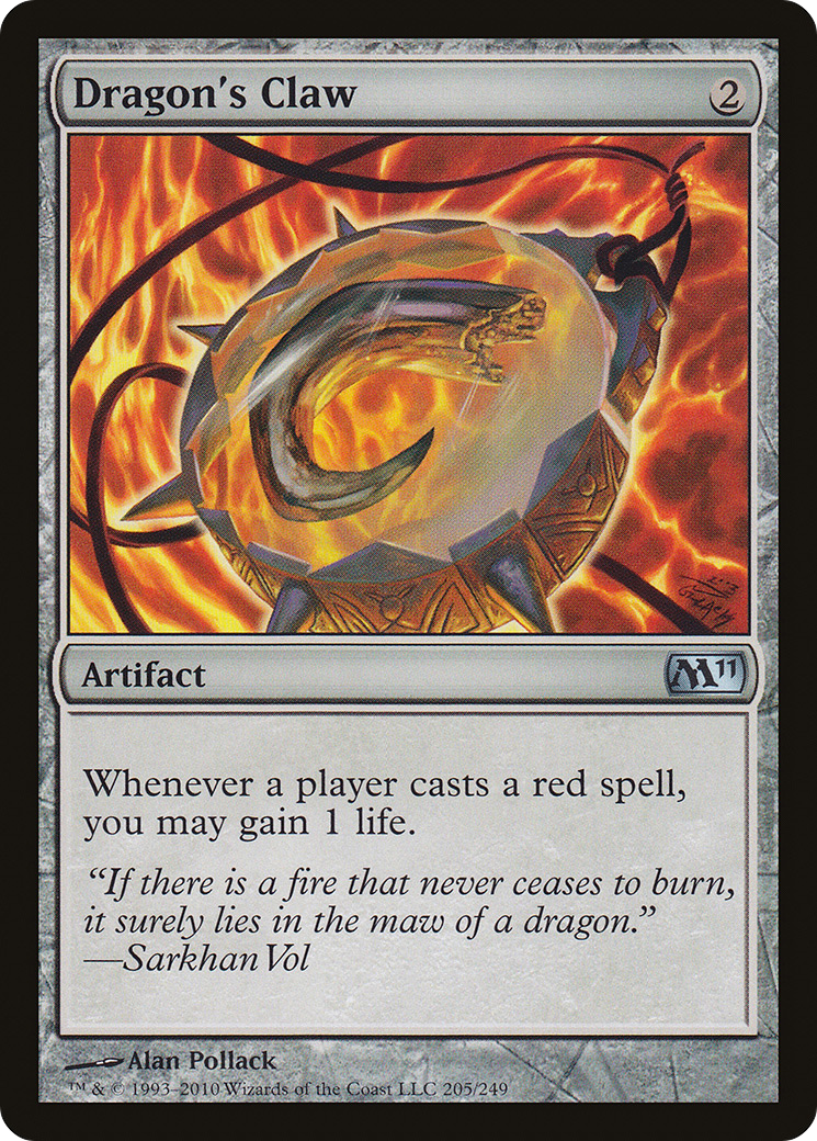Dragon's Claw (M11-205)  Foil