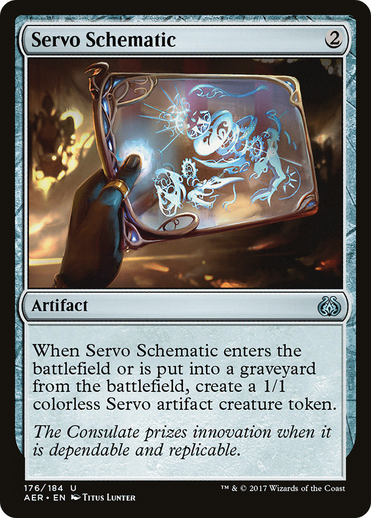 Servo Schematic (AER-176)  Foil