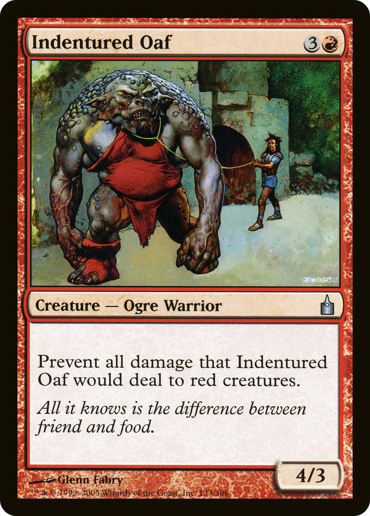 Indentured Oaf (RAV-133)  Foil