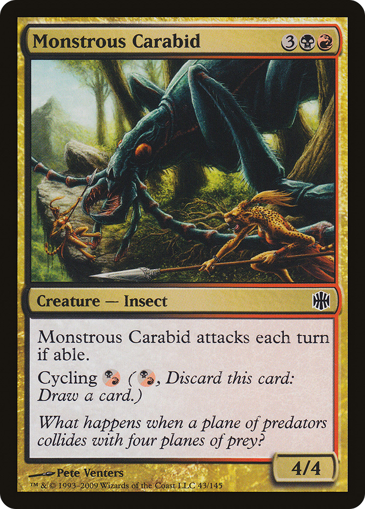 Monstrous Carabid (ARB-043)  Foil