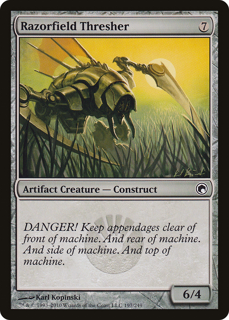 Razorfield Thresher (SOM-197)  Foil