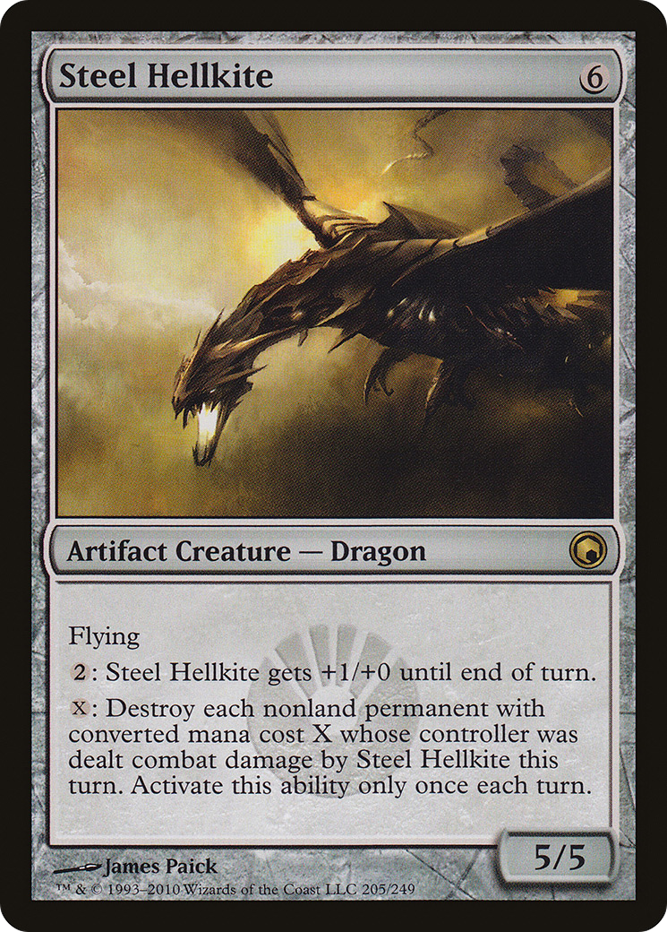 Steel Hellkite (SOM-205)  Foil
