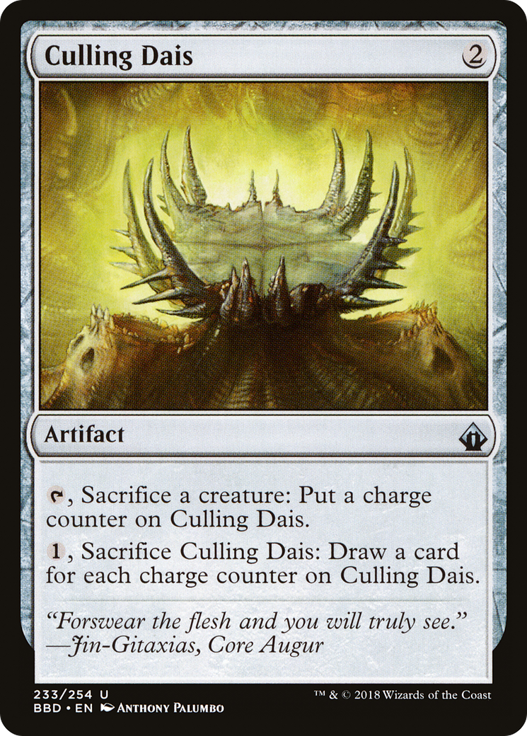 Culling Dais (BBD-233)