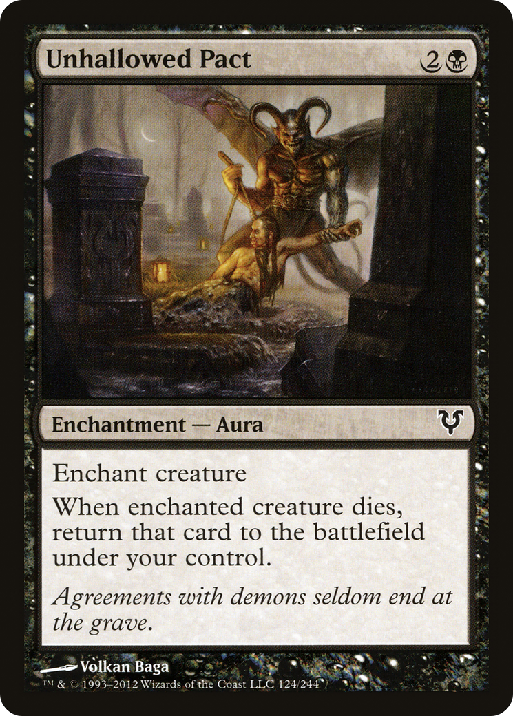 Unhallowed Pact (AVR-124)  Foil