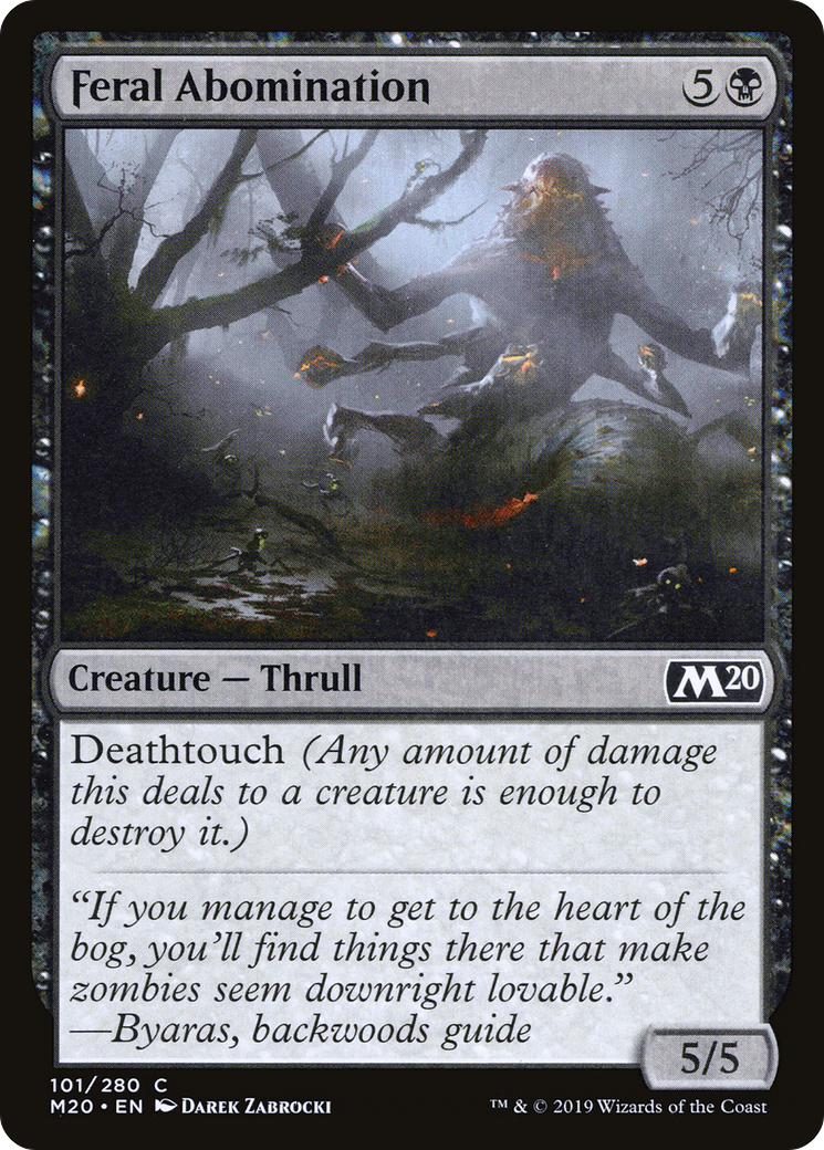 Feral Abomination (M20-101)